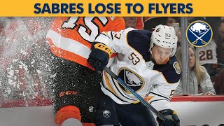 Buffalo Sabres Lose to Philadelphia Flyers 31 [upl. by Nnaeilsel]