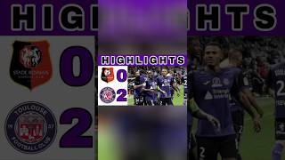 Rennes vs Toulouse  Stade Rennais vs Toulouse  Highlights and Goals Ligue 1  Liga Perancis [upl. by Amahcen]