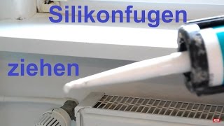 DIY Anleitung Silikonfuge Acrylfuge ziehen ganz leicht gemacht [upl. by Neelasor]