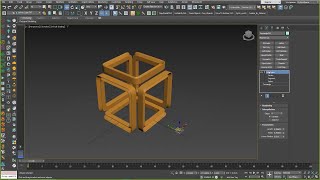 3DS Max  Easy Modeling  Parametric Infinity Cube Table [upl. by Bond]