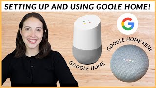 Setting Up And Using A Google Home  Google Nest in 2021 [upl. by Suidaht871]