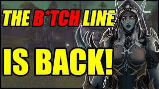 SYLVANAS IS A BTCH AFTERALL  THE LINE IS BACK  worldofwarcraft warcraft cataclysm [upl. by Thais]