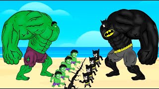 Evolution Of HULK Family Vs Evolution Of BATMAN Family  Who Is The King Of Super Heroes [upl. by Moshell]