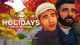 🎃🎄 HOLIDAYS I USE IN MY GAME  HOLIDAYS TO SPICE UP GAMEPLAY THE SIMS 4 [upl. by Velda162]