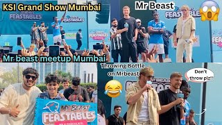 ⁠Mr Beast Mumbai Meetup Video 😱MrBeast ksi IShowSpeed mrbeast mumbai carryminati [upl. by Rodolfo531]