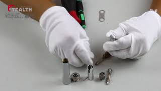 LED 201 implant contra angle dental handpiece repair video [upl. by Merrielle]