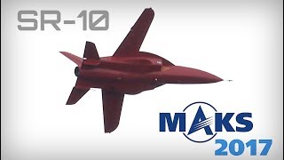 MAKS 2017  KB SAT SR10 Trainer Jet  HD 50fps [upl. by Paulina42]