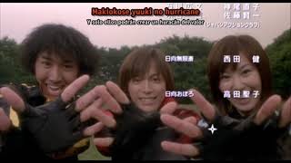 Ninpuu Sentai Hurricanger opening sung by the cast [upl. by Fisher]