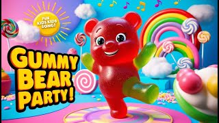 Gummy Bear Dance Party 🐻🎵 Bouncy Fun Kids Song in Candyland SuperSimpleSongsPinkfong [upl. by Neerual]