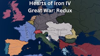 WW1 Timelapse The Great War  HOI4 Timelapse [upl. by Shirl]