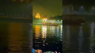 Dakshineswar Kali Temple🛕view from Ferry⛴️  Kolkata kalimaa calcutta boat westbengal shorts [upl. by Adnamaa350]