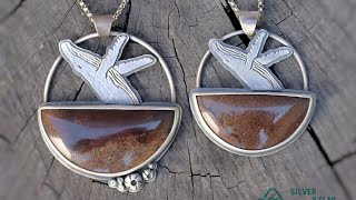 The creation of 2 amazing Fossil Whalebone Necklaces [upl. by Kirsteni]