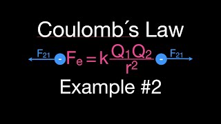 Coulombs Law 3 of 7 Force Between Two One Coulomb Charges [upl. by Nessim129]