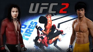 Mulan vs Bruce Lee EA sports UFC 2 [upl. by Gilba]