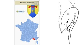 013 Les départements Français Bouche du Rhone [upl. by Domini258]