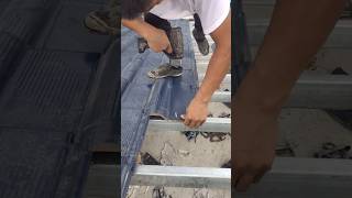 Roof glazed tile installation process [upl. by Mandelbaum]