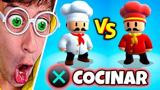 Carrera de COMIDA vs HERMANO 👨‍🍳🍳 el mejor RESTAURANTE de Stumble Guys  TEKENDO [upl. by Ann-Marie24]