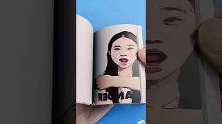 My boyfriend Creativity Flipbook drawing art funnyshorts amazingcartoon blackpink kpop [upl. by Ruffina941]