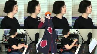 Naruto Shippuden  Girei Pains Theme pianovocal cover [upl. by Hairehcaz51]