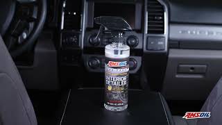 AMSOIL Car Care Interior Spray  How to Video [upl. by Lachance]