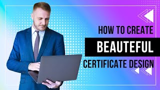 How to create beautiful certificate design in Ms Word 2016 [upl. by Flemming498]