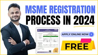 MSME Registration in 2024  UDYAM Registration in 2024 [upl. by Downing]