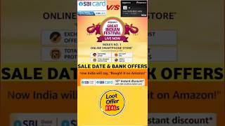 great indian festival amazon 2024 amazongreatindianfestival amazon sale creditcard offer bank [upl. by Groh]