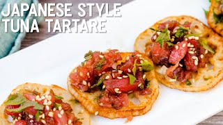 Japanese Style Tuna Tartare [upl. by Yddur690]