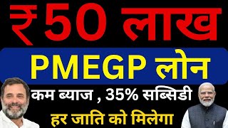 PMEGP Loan 50 लाख लोन पाओ बिना किसी सिक्योरिटी केHow to Apply Online for PMEGP Schemepmegp yojana [upl. by Nilram]