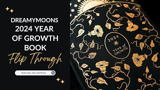 2024 Year of Growth Book by DreamyMoons  Flip Through [upl. by Barta]