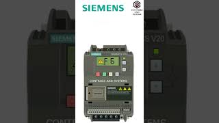 Siemens V20 VFD Inverter Fault code Part2  controlsandsystems [upl. by Dorcus307]