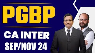 Profit and Gains Business or Profession PGBP  CA Inter Sep 2024  CA Inter Taxation Chapter 3 [upl. by Polky]