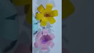 Very Easy Paper Flower Craft  Paper Flower Making Step By Step  DIY Flower Craft [upl. by Prince]