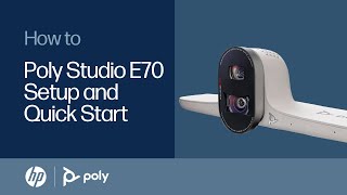 Poly Studio E70  Setup and Quick Start  HP Support [upl. by Louis]