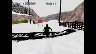 Downhill Slalom PS2 Gameplay [upl. by Stearns]