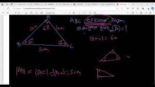 5Sınıf Matematik 8 Üçgenler [upl. by Bambie148]