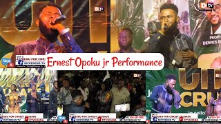 Wow Gospel Music Sensation Ernest Opoku Jr Electrifies Crowd at Atebubu for Christ Crusade 2024 [upl. by Nitsoj]