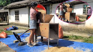 Kind Work Corner I Built a RICE FANNING MACHINE to Help Female Farmers [upl. by Acinorev]