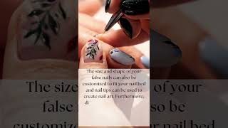 Customizing False Nails with Dip Powder Achieve NaturalLooking Art [upl. by Lamond]