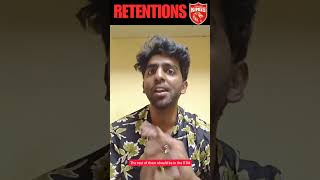 PBKS retentions ❤️ Comment your retentions for PBKS cricket punjab ipl [upl. by Wise]