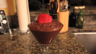 Raw NonDairy Chocolate Mousse in less than 30 Seconds from Yummeo [upl. by Mariel]