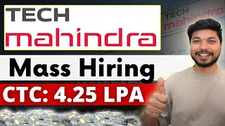 Tech Mahindra off Campus 2024  Tech Mahindra Mass Hiring  Job4freshers ajsinghrawat [upl. by Bigford]