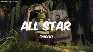 Smash Mouth  All Star Lyrics Shrek [upl. by Particia992]