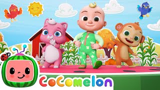 Dance Steps Song  CoComelon Animal Time  Animals for Kids [upl. by Cassius]