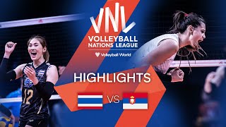 🇹🇭 THA vs 🇷🇸 SRB  Highlights Week 1  Womens VNL 2022 [upl. by Louella463]