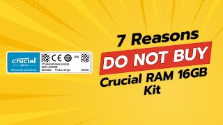 Crucial RAM 16GB Kit 💥  7 Reasons NOT to Buy [upl. by Koal190]