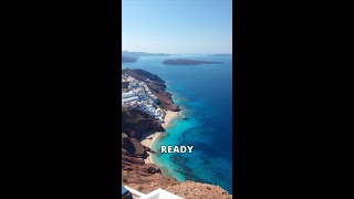 Discover Santorinis Unique Beaches [upl. by Alyl723]