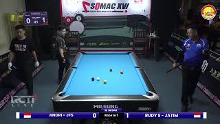 FULL MATCH SOMAC XVI amp Ladies Open 2024 Andri  JFS VS Rudy S  Jatim [upl. by Laamak]