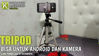 Tripod Keren Harga 50 Ribuan Bisa Untuk Hp Android  Weifeng WT 3110A [upl. by Ives]