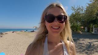 Discovering Moraitika beach Corfu  unedited clips [upl. by Moreta542]